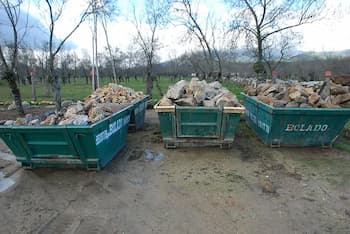 contenedores de escombros para obras en Madrid