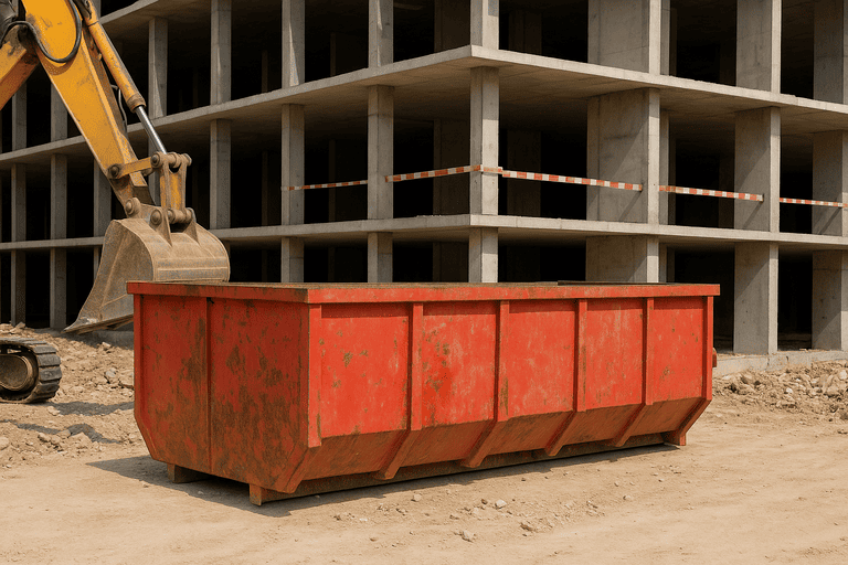 Contenedores de escombros baratos con entrega rápida