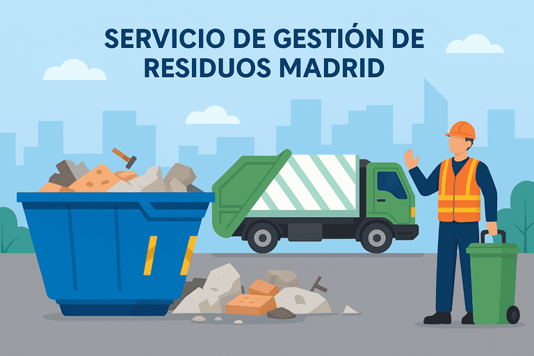 Servicio de gestión de residuos Madrid