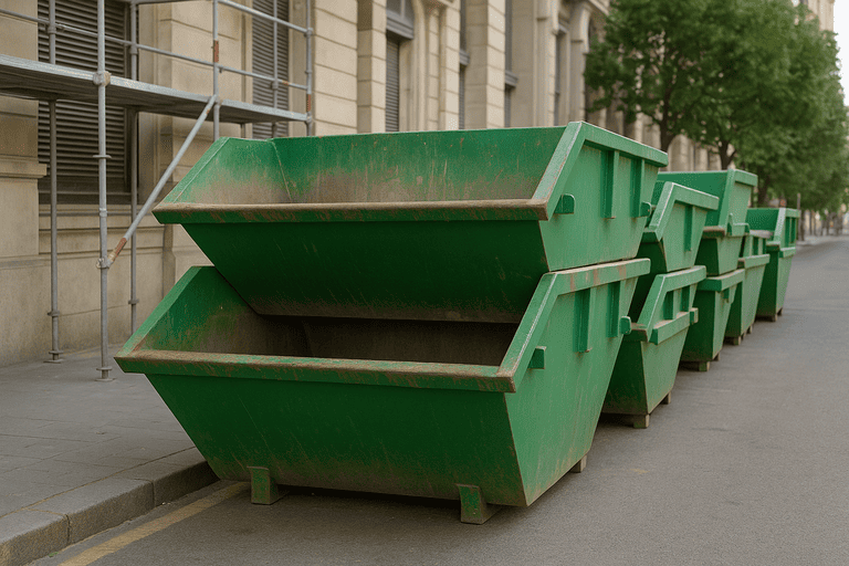 Servicio de contenedores de escombros baratos