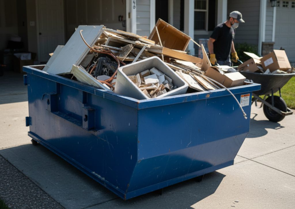Calcula la cantidad de residuos de una reforma de cocina estándar