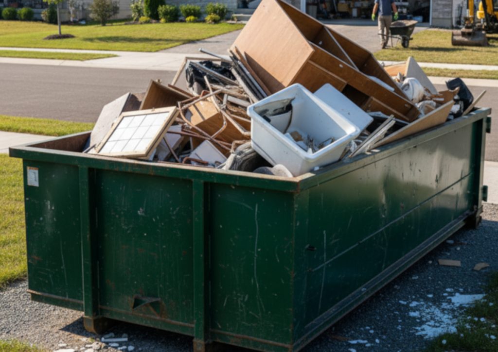 Contenedor de Residuos de construcción y demolición 6m3