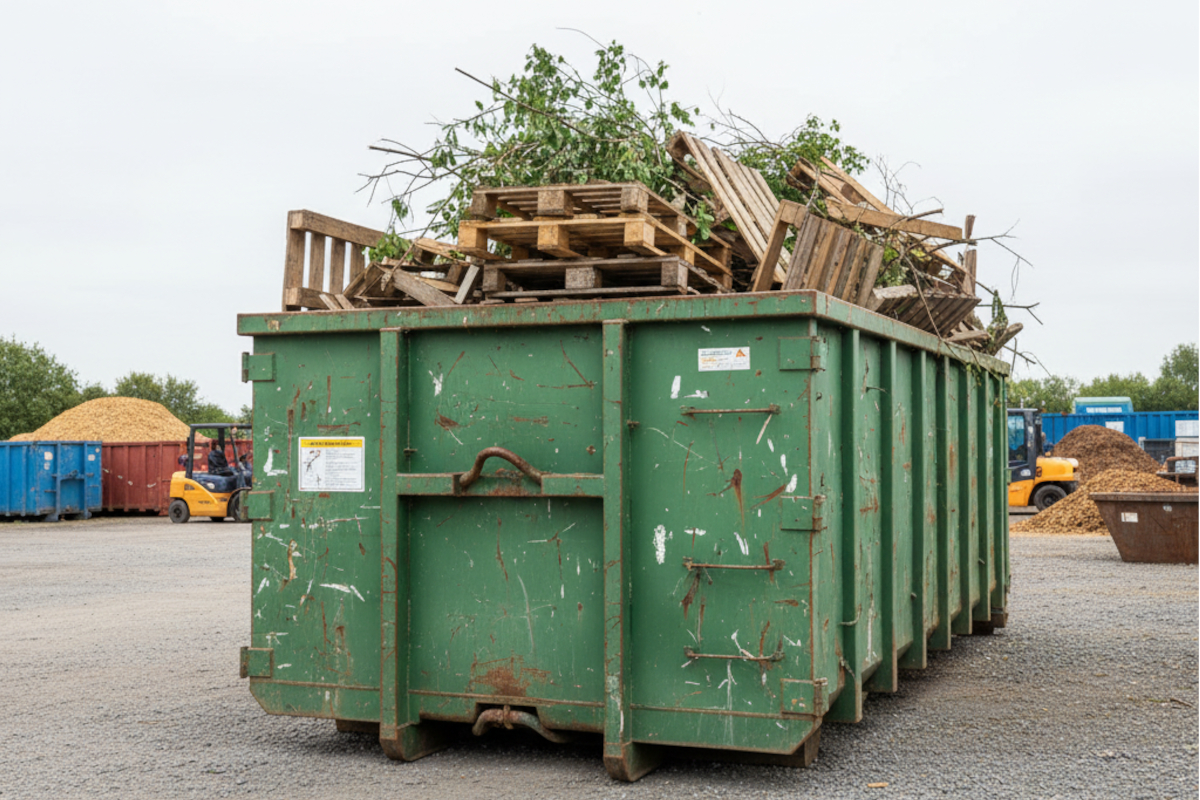Contenedor de gran volumen en Las Rozas