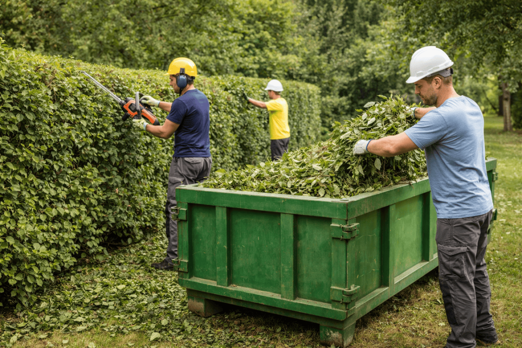 empresa de gestión de contenedor para residuos verdes Las Rozas