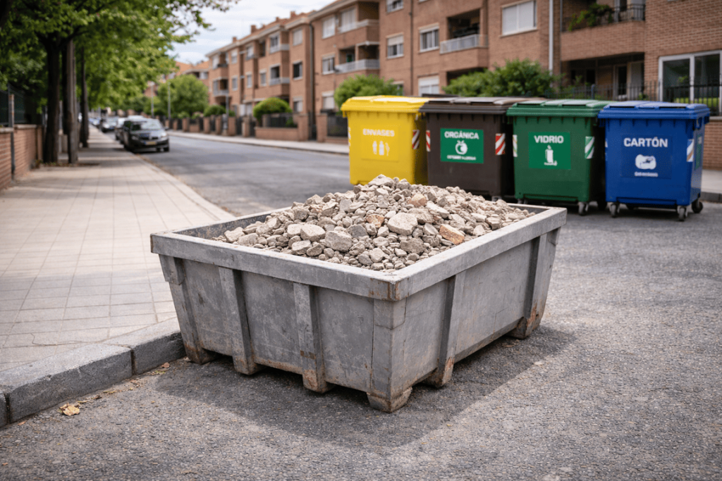 tipos de contenedor Las Rozas para comunidades de vecinos