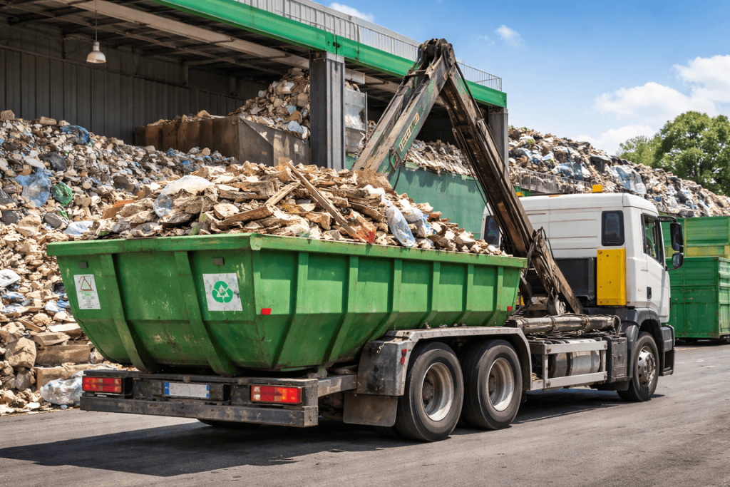 transporte de escombros Las Rozas 